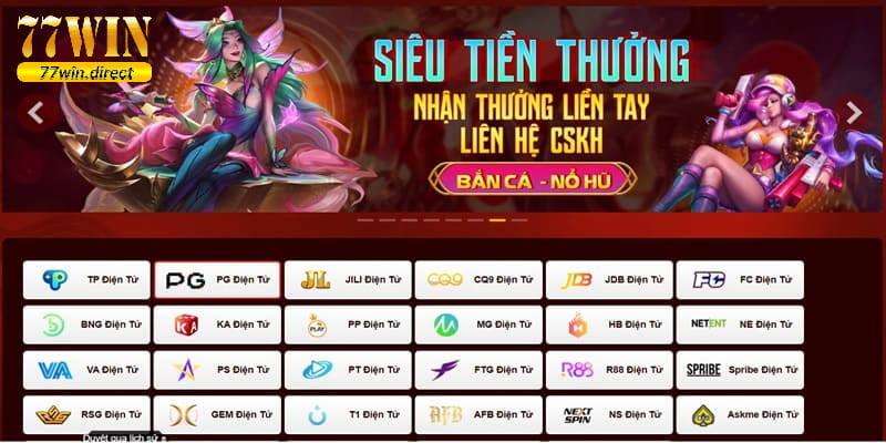 Sân chơi quy tụ nhiều nhà cung cấp game slot 